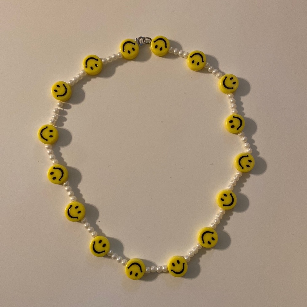 smiley face necklace